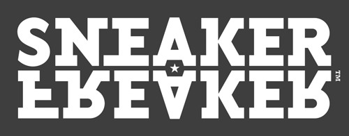 Sneaker Freaker logo in greyscale